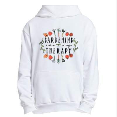 Gardening Is My Therapy Garden Lover Urban Pullover Hoodie