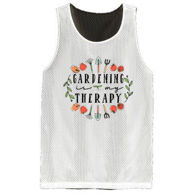 Gardening Is My Therapy Garden Lover Mesh Reversible Basketball Jersey Tank