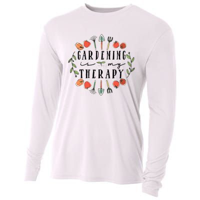 Gardening Is My Therapy Garden Lover Cooling Performance Long Sleeve Crew