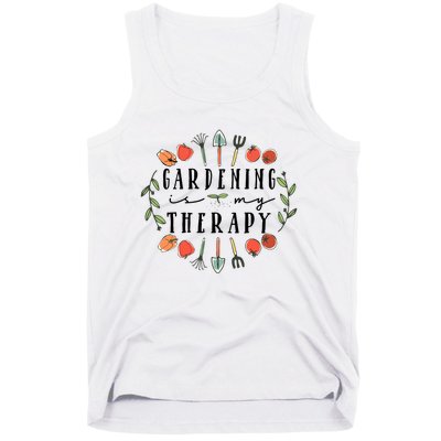 Gardening Is My Therapy Garden Lover Tank Top