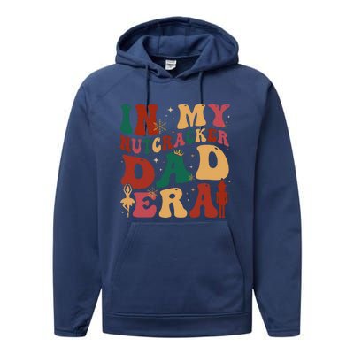 Groovy In My Nutcracker Dad Era Christmas Family Ballet  Performance Fleece Hoodie