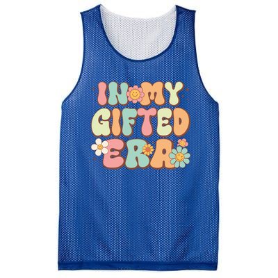 Groovy In My Gifted Era Matching Gifted Teacher Education Gift Mesh Reversible Basketball Jersey Tank