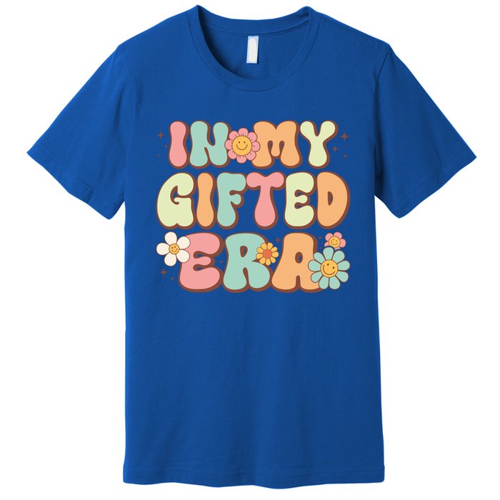 Groovy In My Gifted Era Matching Gifted Teacher Education Gift Premium T-Shirt