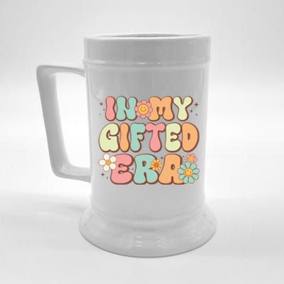 Groovy In My Gifted Era Matching Gifted Teacher Education Gift Beer Stein