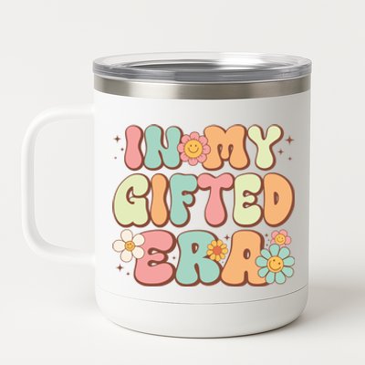 Groovy In My Gifted Era Matching Gifted Teacher Education Gift 12 oz Stainless Steel Tumbler Cup