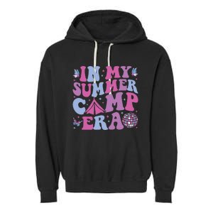 Groovy In My Summer Camp Era Camping Garment-Dyed Fleece Hoodie