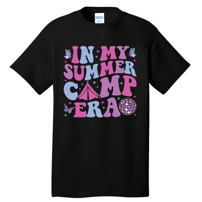 Groovy In My Summer Camp Era Camping Tall T-Shirt