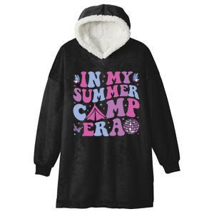 Groovy In My Summer Camp Era Camping Hooded Wearable Blanket