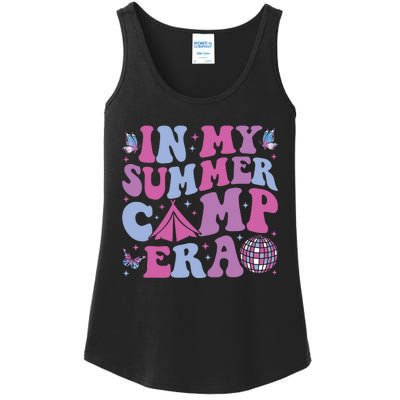 Groovy In My Summer Camp Era Camping Ladies Essential Tank