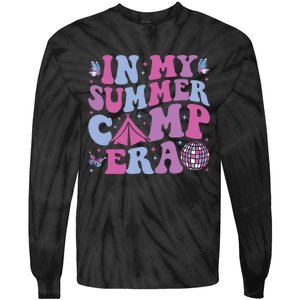 Groovy In My Summer Camp Era Camping Tie-Dye Long Sleeve Shirt