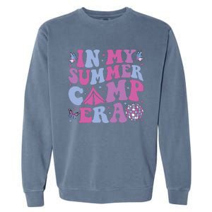 Groovy In My Summer Camp Era Camping Garment-Dyed Sweatshirt