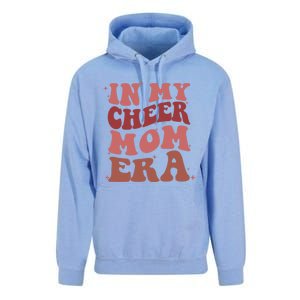 Groovy In My Cheer Mom Era Trendy Cheerleading Football Mom Gift Unisex Surf Hoodie