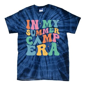 Groovy In My Summer Camp Era Retro Summer Camper Women Tie-Dye T-Shirt