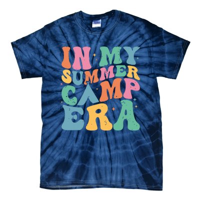 Groovy In My Summer Camp Era Retro Summer Camper Women Tie-Dye T-Shirt