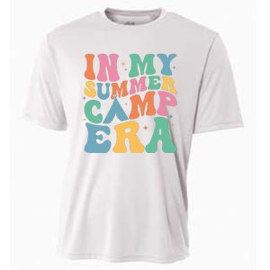 Groovy In My Summer Camp Era Retro Summer Camper Women Cooling Performance Crew T-Shirt