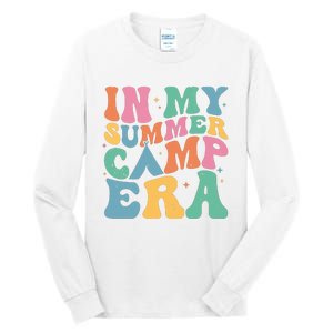 Groovy In My Summer Camp Era Retro Summer Camper Women Tall Long Sleeve T-Shirt