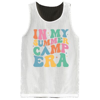 Groovy In My Summer Camp Era Retro Summer Camper Women Mesh Reversible Basketball Jersey Tank