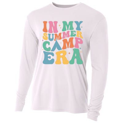 Groovy In My Summer Camp Era Retro Summer Camper Women Cooling Performance Long Sleeve Crew