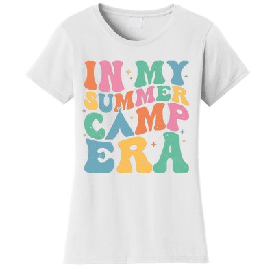 Groovy In My Summer Camp Era Retro Summer Camper Women Women's T-Shirt