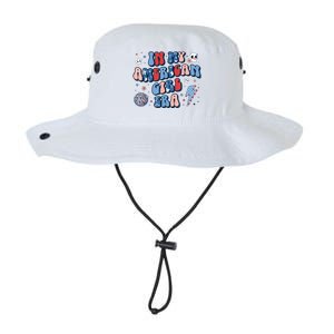 Groovy In My American Girl Era Retro 4th Of July Fourth Gift Legacy Cool Fit Booney Bucket Hat