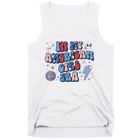 Groovy In My American Girl Era Retro 4th Of July Fourth Gift Tank Top