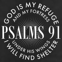 God Is My Refuge And My Fortress Psalms 91 Microfiber Hand Towel