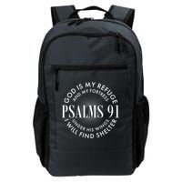 God Is My Refuge And My Fortress Psalms 91 Backpack