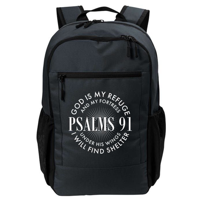 God Is My Refuge And My Fortress Psalms 91 Backpack
