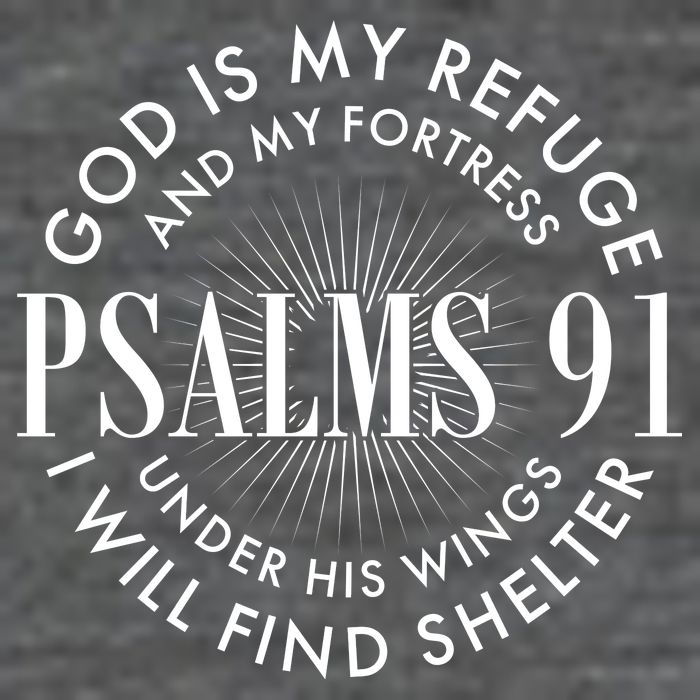 God Is My Refuge And My Fortress Psalms 91 Flatbill Hat