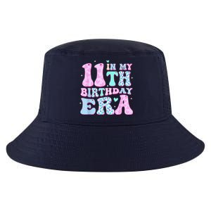 Groovy In My 11th Birthday Era Eleven 11 Years Old Birthday Cool Comfort Performance Bucket Hat