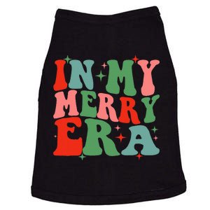 Groovy In My Merry Era Christmas Family Funny Xmas Doggie Tank