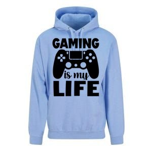 Gaming Is My Life Gamer PlayerS Motto Gift Unisex Surf Hoodie