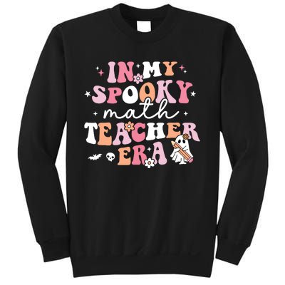 Groovy In My Spooky Math Teacher Era Ghost Funny Halloween Sweatshirt