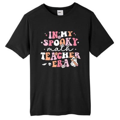 Groovy In My Spooky Math Teacher Era Ghost Funny Halloween Tall Fusion ChromaSoft Performance T-Shirt