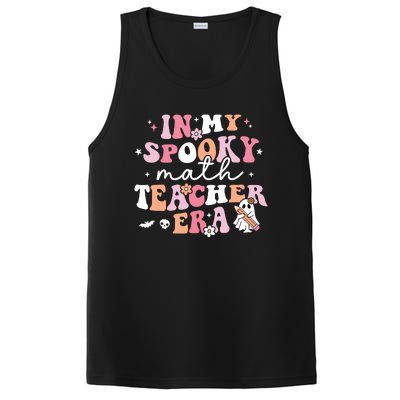 Groovy In My Spooky Math Teacher Era Ghost Funny Halloween PosiCharge Competitor Tank