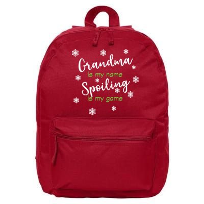 Grandma Is My Name Spoiling Is My Game 16 in Basic Backpack