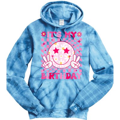 Groovy Its My Birthday Tie Dye Hoodie