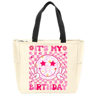 Groovy Its My Birthday Zip Tote Bag
