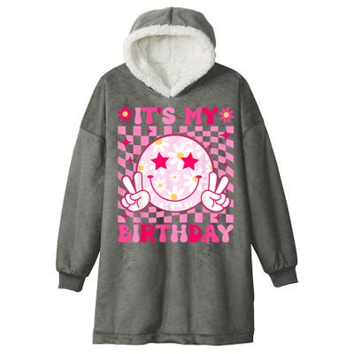 Groovy Its My Birthday Hooded Wearable Blanket