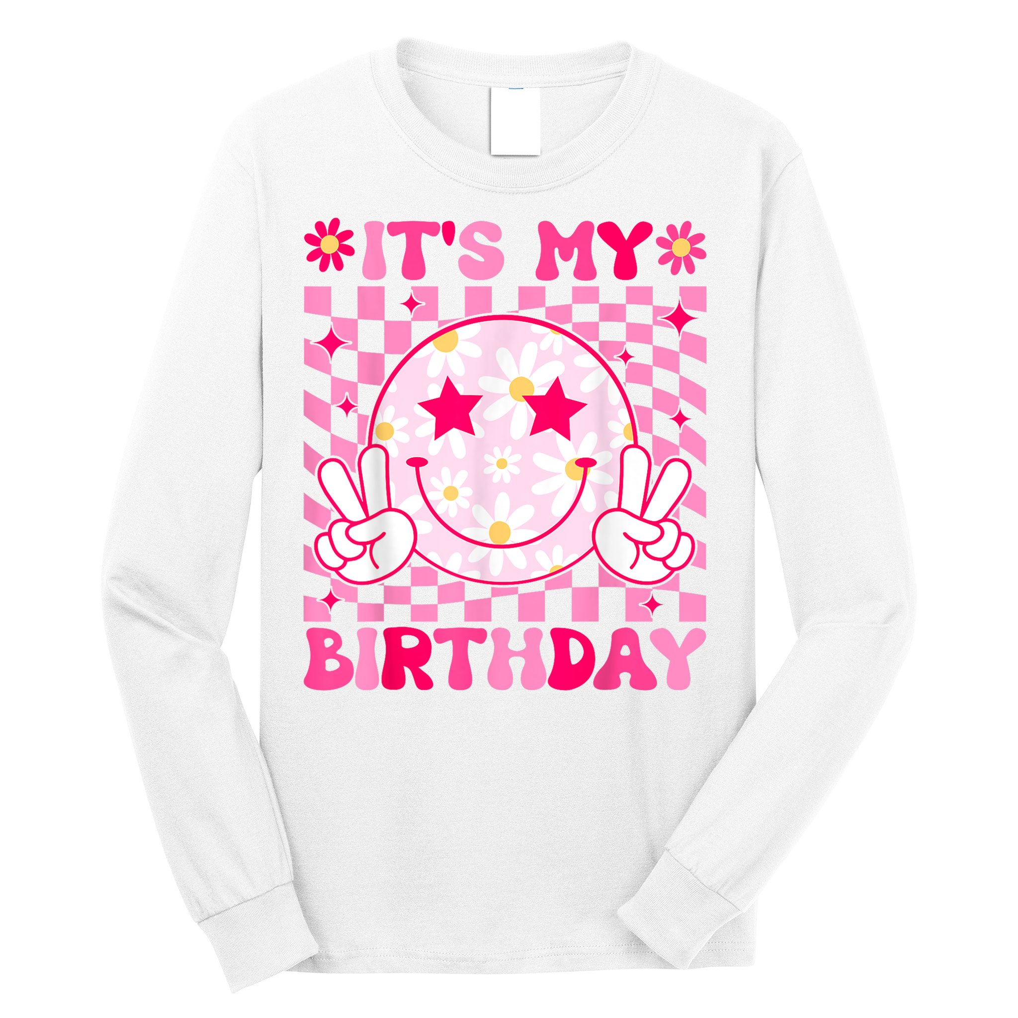 Groovy Its My Birthday Long Sleeve Shirt