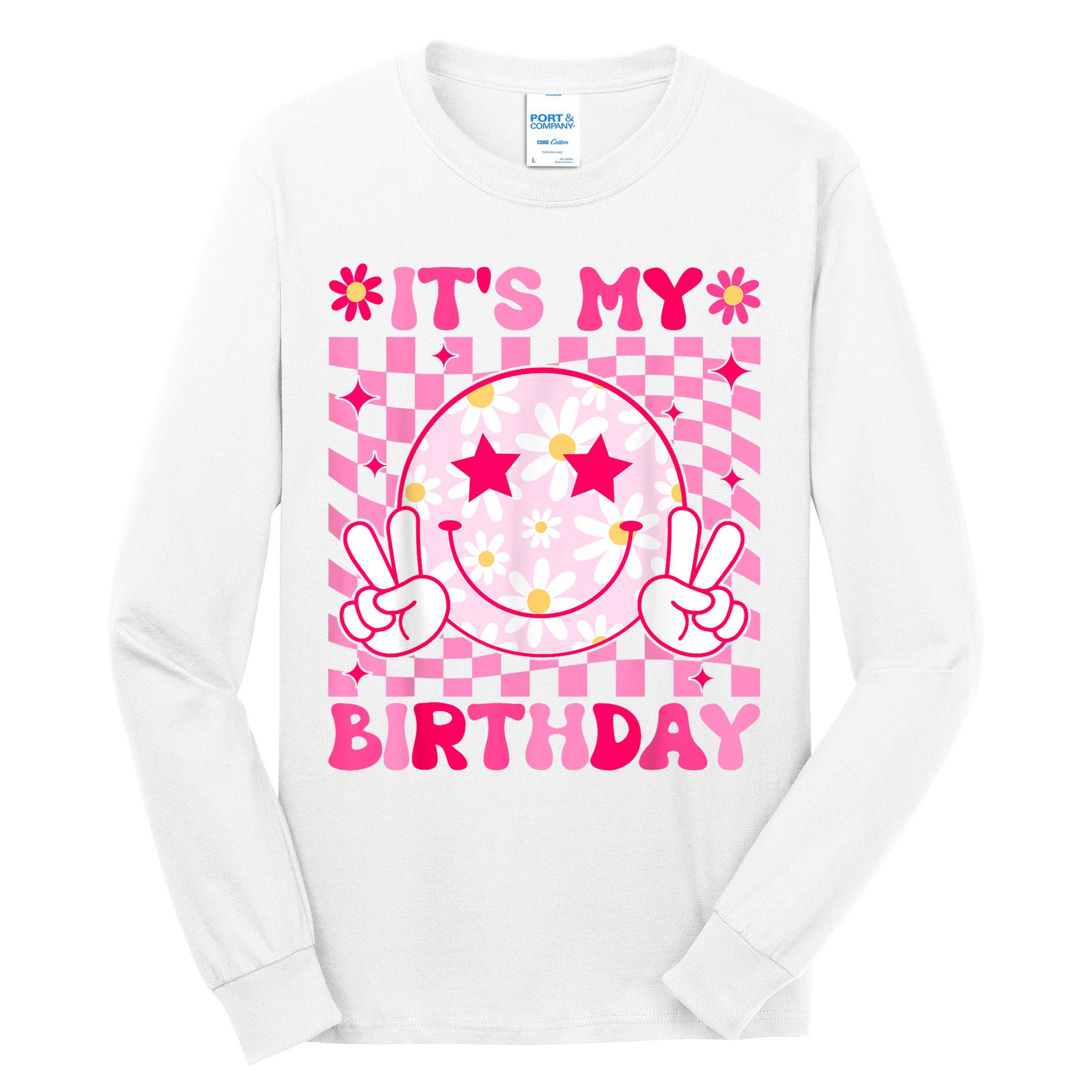 Groovy Its My Birthday Tall Long Sleeve T-Shirt