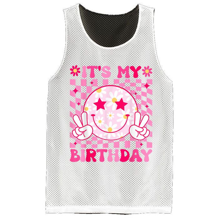 Groovy Its My Birthday Mesh Reversible Basketball Jersey Tank