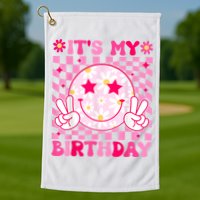 Groovy Its My Birthday Golf Towel