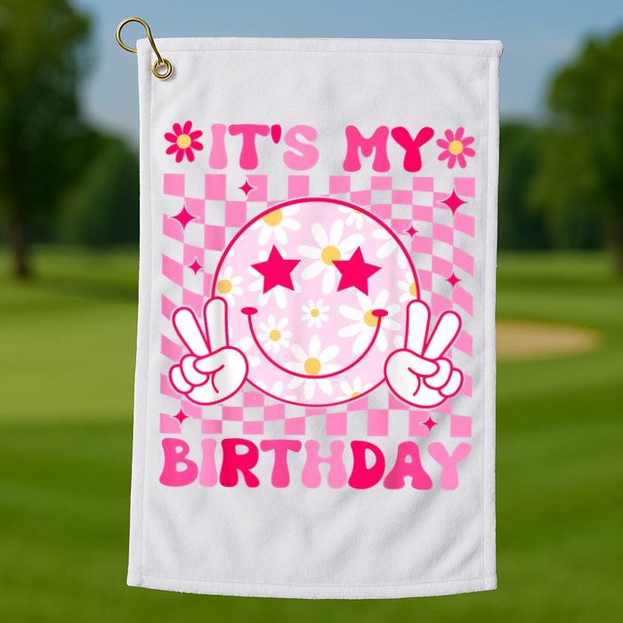 Groovy Its My Birthday Golf Towel