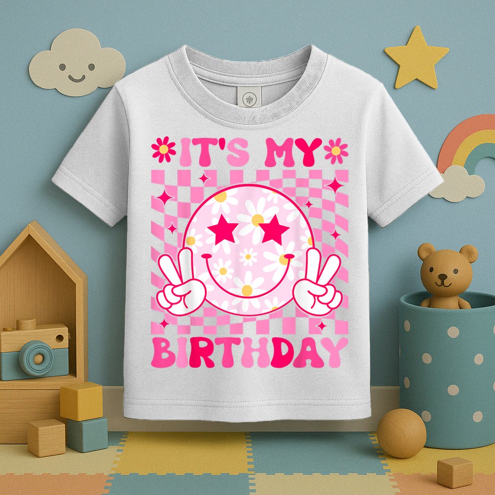 Groovy Its My Birthday Toddler T-Shirt