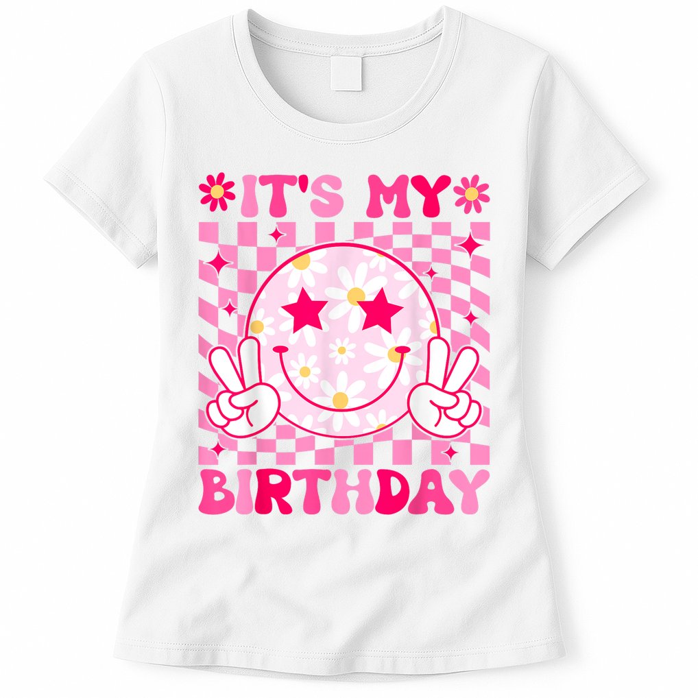 Groovy Its My Birthday Womens T-Shirt