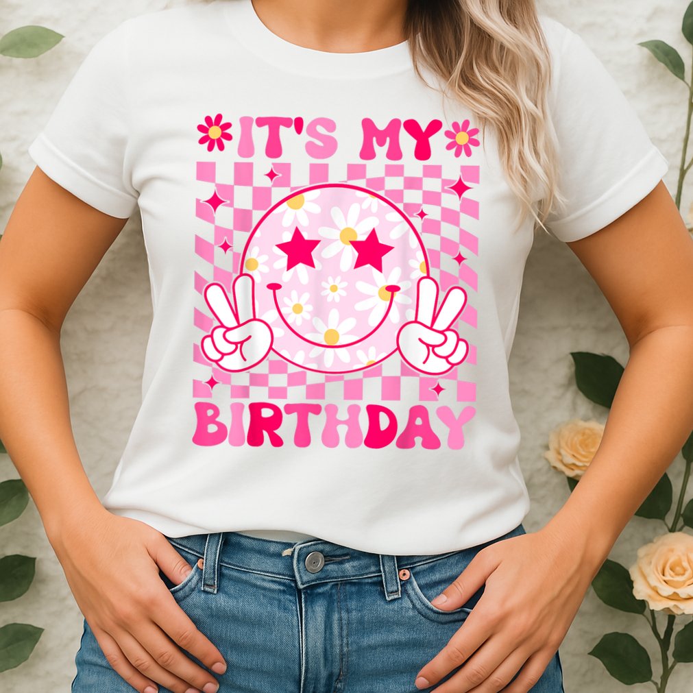 Groovy Its My Birthday Womens T-Shirt