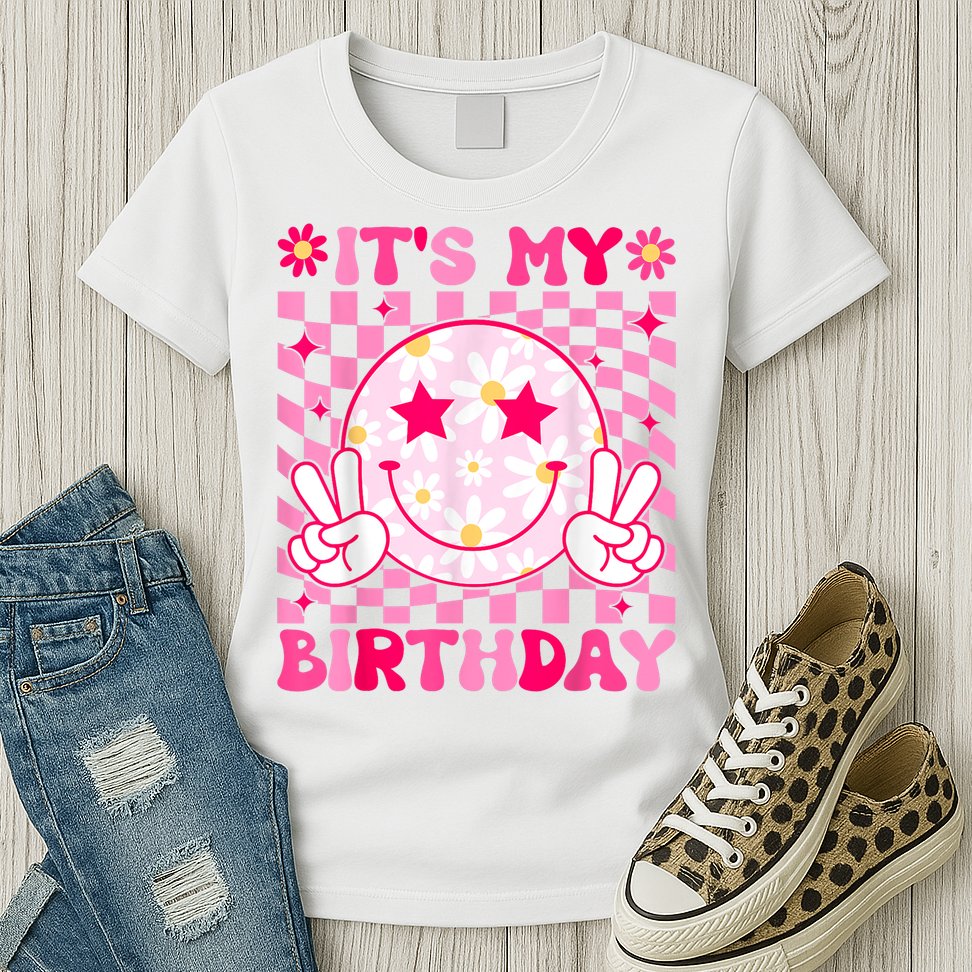 Groovy Its My Birthday Womens T-Shirt