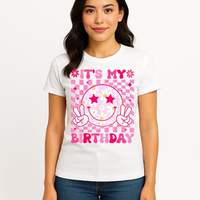Groovy Its My Birthday Womens T-Shirt