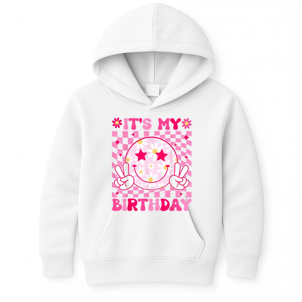 Groovy Its My Birthday Kids Hoodie